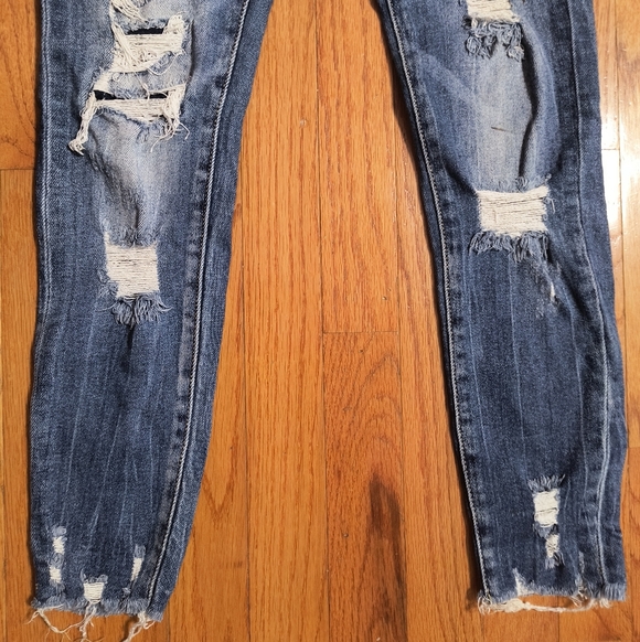 KanCan Style VBK1936A High Rise Ankle Skinny, Women's Waist 25" - Picture 2 of 16